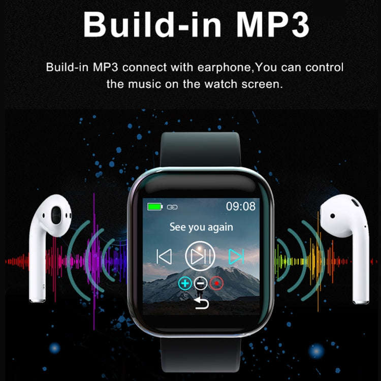 T3M 1.3 inch Color Screen Music Smart Bracelet, Built-in MP3, Support Sleep Monitor / Heart Rate ...