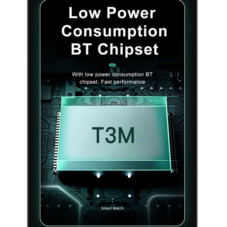 T3M 1.3 inch Color Screen Music Smart Bracelet, Built-in MP3, Support Sleep Monitor / Heart Rate ...