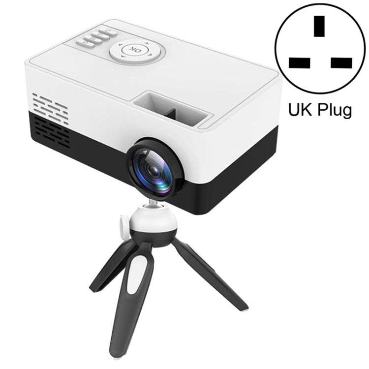 J15 1920 x 1080P HD Household Mini LED Projector with Tripod Mount Support AV / HDMI x 1 / USB x1...