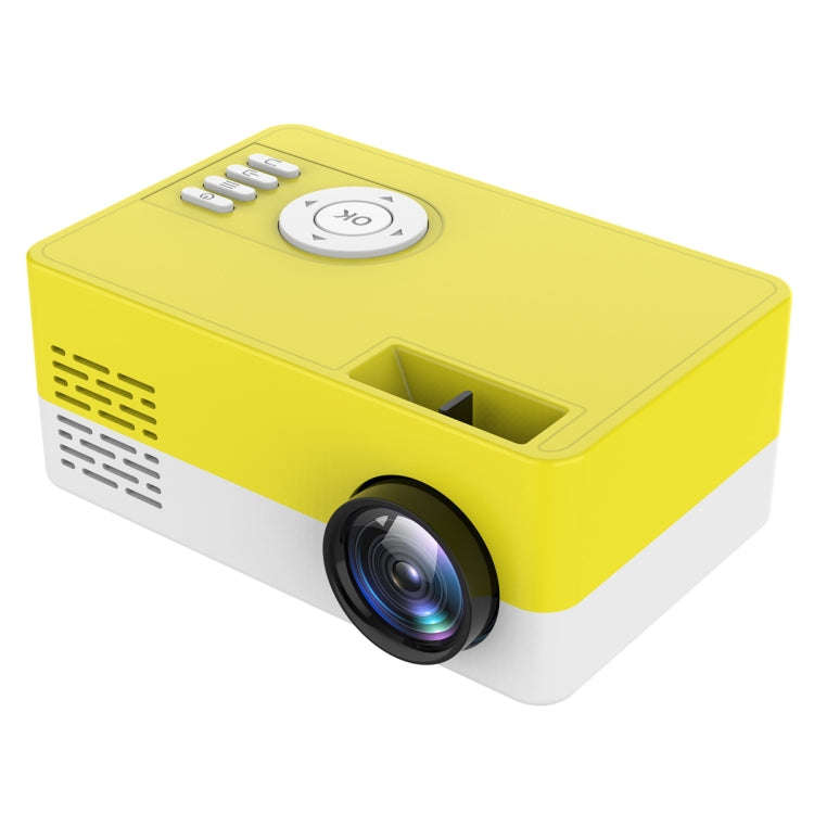 J15 1920 x 1080P HD Household Mini LED Projector with Tripod Mount Support AV / HDMI x 1 / USB x1...