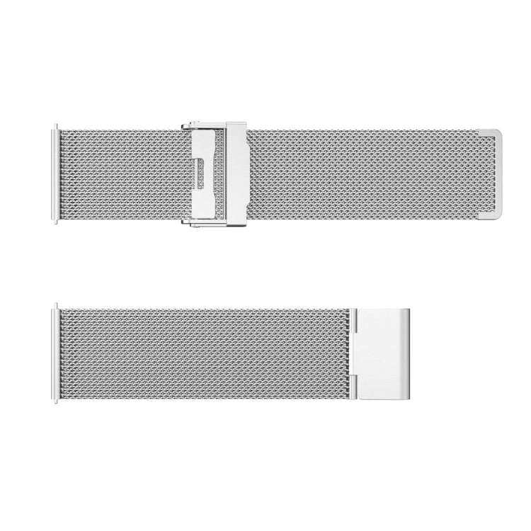 For Suunto 9 Milanese Nice Buckle Replacement Wrist Strap Watchband(Silver)
