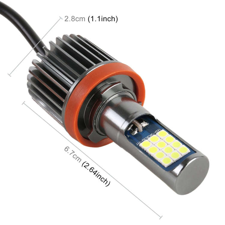 H11 2 PCS DC12-24V / 10.5W Car Double Colors Fog Lights with 24LEDs SMD-3030 & Constant Current, ...