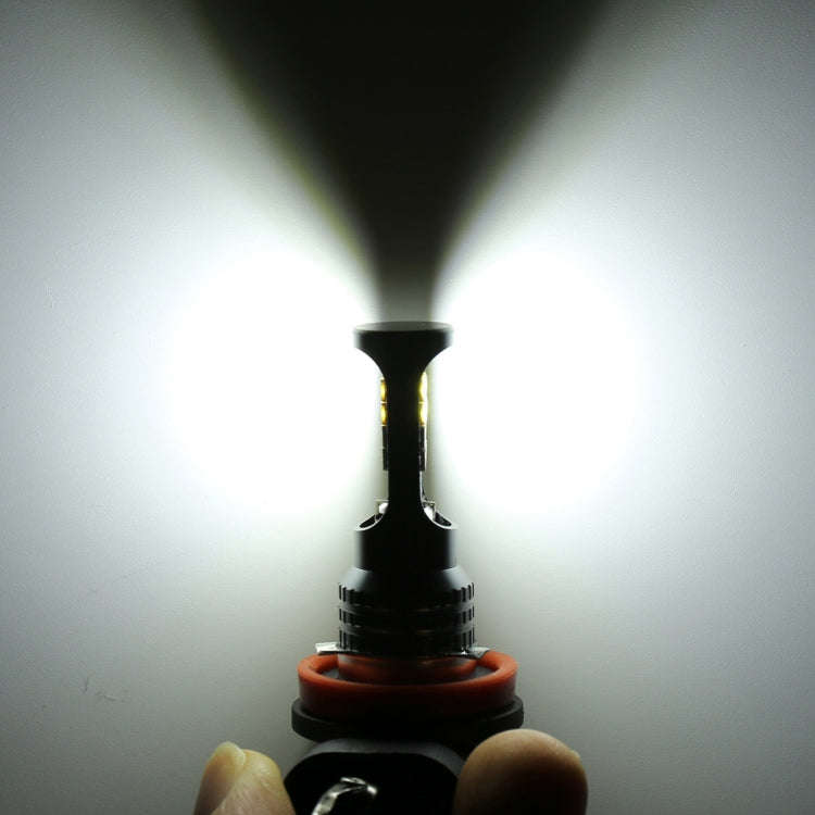 H11 2 PCS DC12-24V / 10.5W Car Double Colors Fog Lights with 24LEDs SMD-3030 & Constant Current, ...