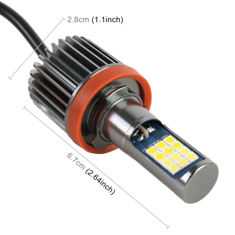 H11 2 PCS DC12-24V / 10.5W Car Double Colors Fog Lights with 24LEDs SMD-3030 & Constant Current, ...