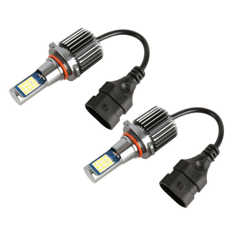 9006 2 PCS DC12-24V / 10.5W Car Fog Lights with 24LEDs SMD-3030 & Constant Current, Box Packaging...