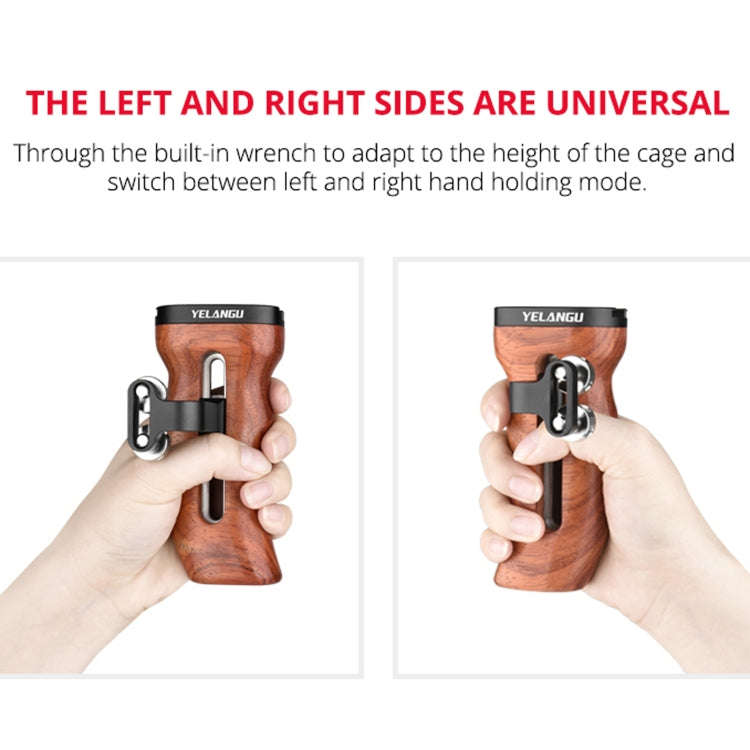 YELANGU A72 Universal Camera Wooden Handle