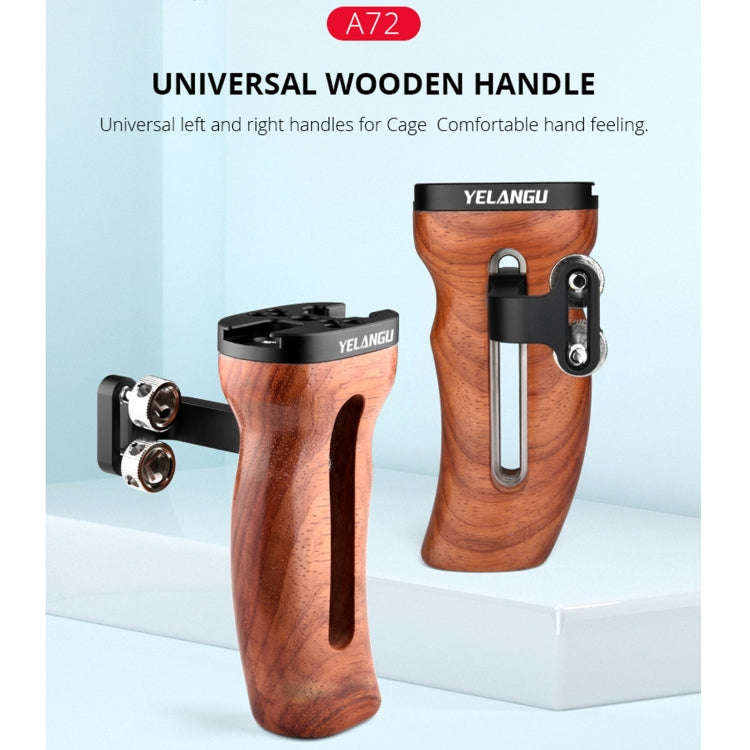 YELANGU A72 Universal Camera Wooden Handle
