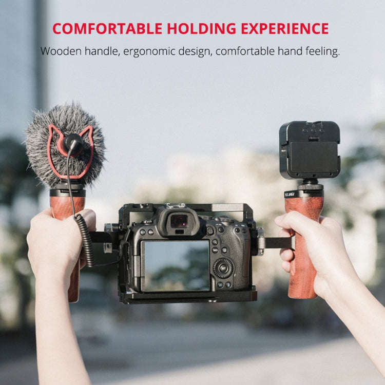 YELANGU A72 Universal Camera Wooden Handle