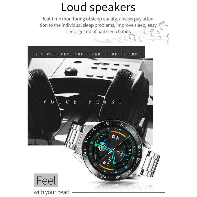 GT3 1.3 inch Full-fit Round Screen Smart Watch, Support Sleep Monitor / Heart Rate Monitor / Temp...