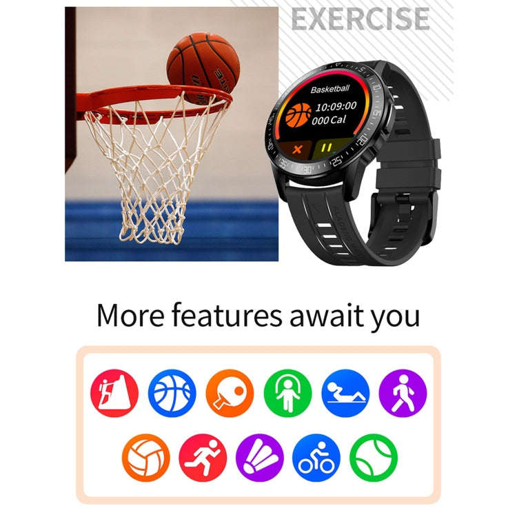 GT3 1.3 inch Full-fit Round Screen Smart Watch, Support Sleep Monitor / Heart Rate Monitor / Temp...