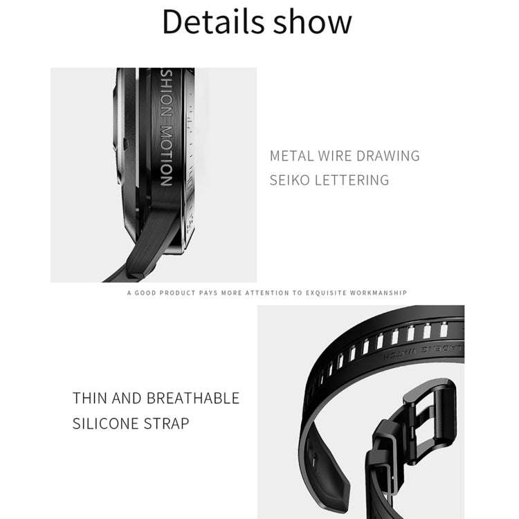 GT3 1.3 inch Full-fit Round Screen Smart Watch, Support Sleep Monitor / Heart Rate Monitor / Temp...