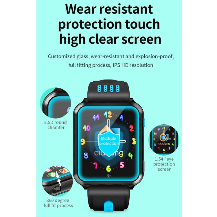 H1 1.54 inch Full-fit Screen Dual Cameras Smart Phone Watch, Support SIM Card / GPS Tracking / Re...