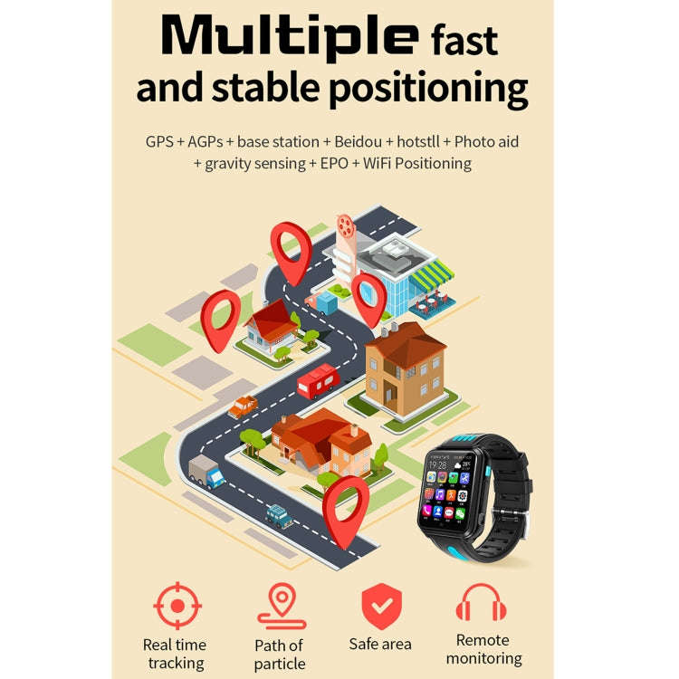 H1 1.54 inch Full-fit Screen Dual Cameras Smart Phone Watch, Support SIM Card / GPS Tracking / Re...