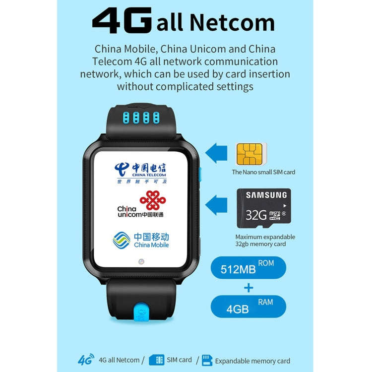 H1 1.54 inch Full-fit Screen Dual Cameras Smart Phone Watch, Support SIM Card / GPS Tracking / Re...