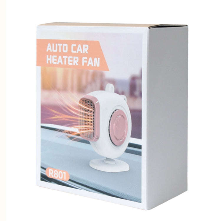 Portable Car Dashboard Electric Heater Winter Defroster, Voltage:24V(Pink)
