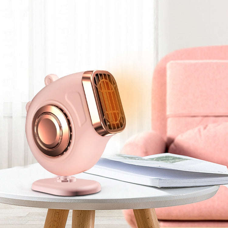 Portable Car Dashboard Electric Heater Winter Defroster, Voltage:24V(Pink)