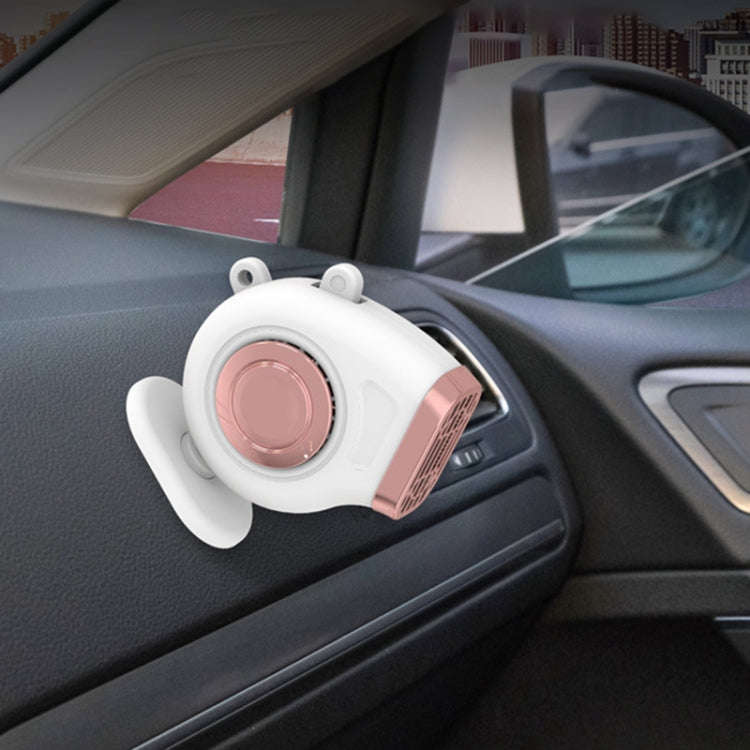 Portable Car Dashboard Electric Heater Winter Defroster, Voltage:24V(Pink)