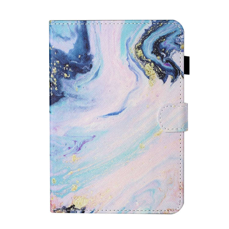 For Huawei MatePad T 8 Colored Drawing Stitching Horizontal Flip Leather Case TPU Bottom Case wit...