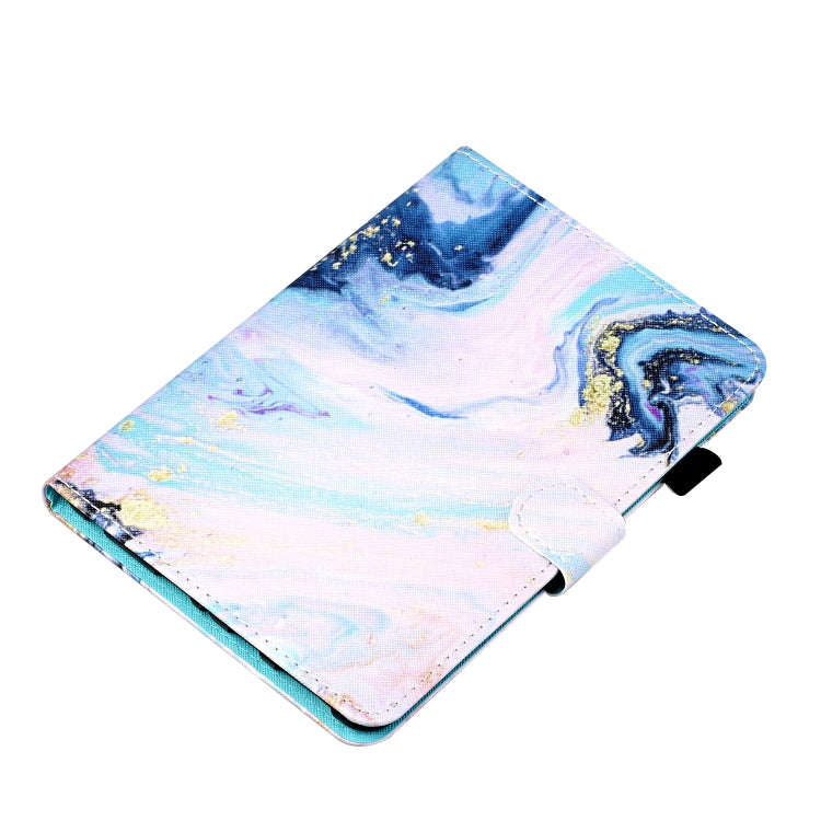 For Huawei MatePad T 8 Colored Drawing Stitching Horizontal Flip Leather Case TPU Bottom Case wit...