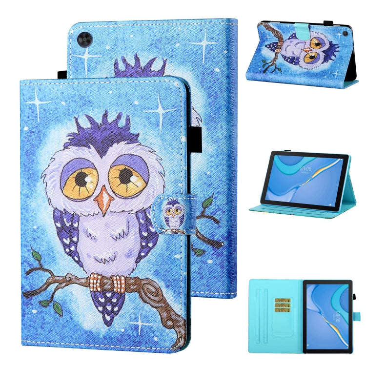 For Huawei Honor Pad 6 / X6 & Enjoy 2 & MatePad T10 / T10S Colored Drawing Stitching Horizontal F...