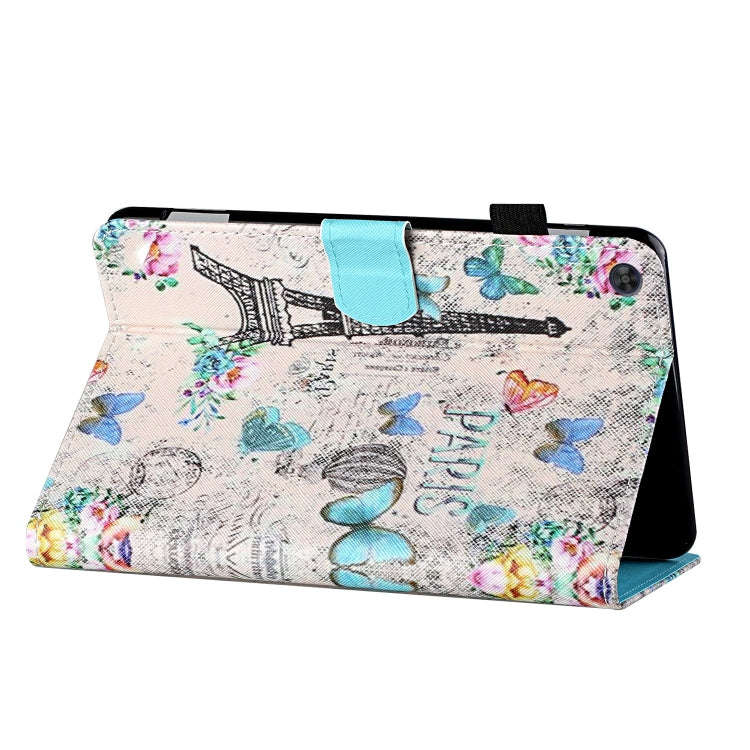 For Huawei Honor Pad 6 / X6 & Enjoy 2 & MatePad T10 / T10S Colored Drawing Stitching Horizontal F...