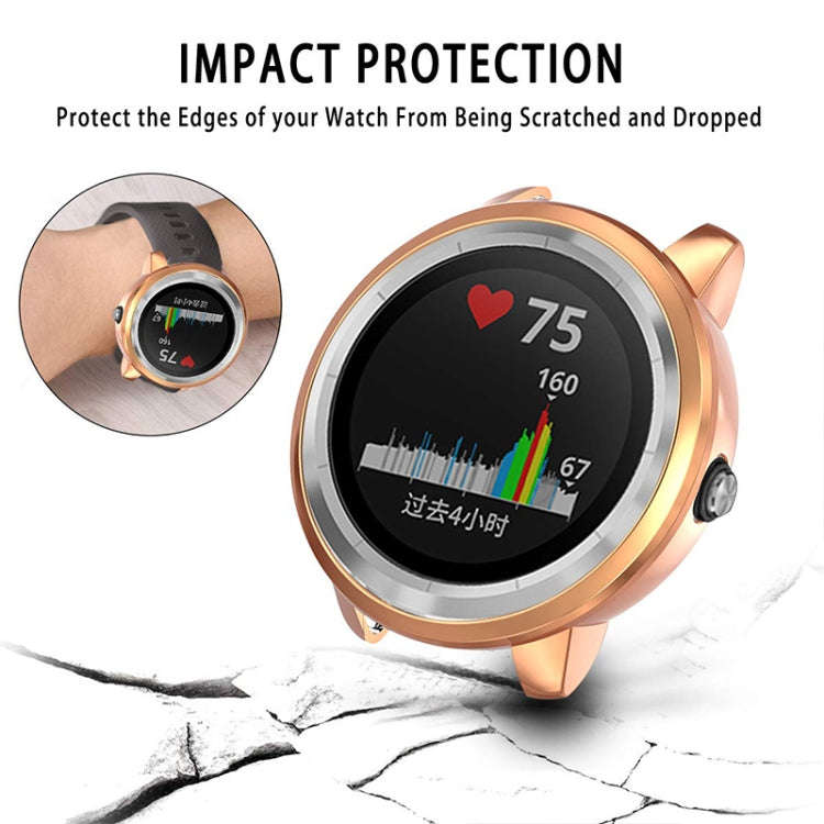For Garmin Vivoactive 3 TPU Protective Case(Rose Gold)