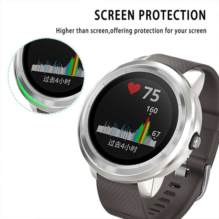For Garmin Vivoactive 3 TPU Protective Case(Silver)