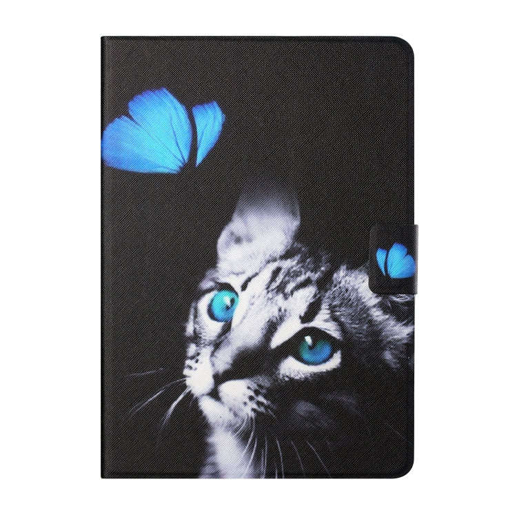 For Huawei MatePad T8 Colored Drawing Horizontal Flip Leather Case with Holder & Card Slots(Butte...