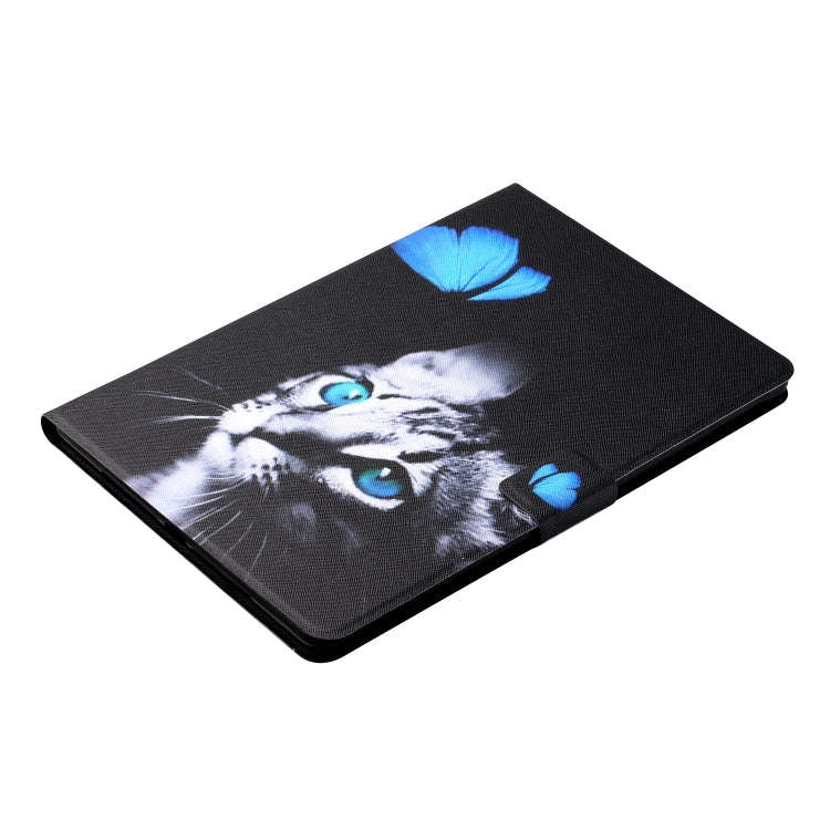 For Huawei MatePad T8 Colored Drawing Horizontal Flip Leather Case with Holder & Card Slots(Butte...