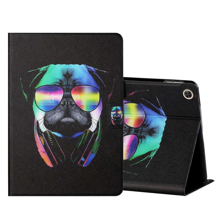 For Huawei Honor Pad 6 / X6 & Enjoy 2 & MatePad T10 / T10S Colored Drawing Horizontal Flip Leathe...