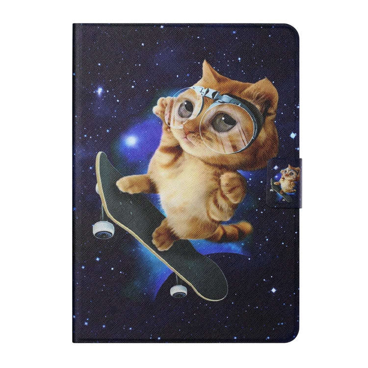 For Huawei Honor Pad 6 / X6 & Enjoy 2 & MatePad T10 / T10S Colored Drawing Horizontal Flip Leathe...