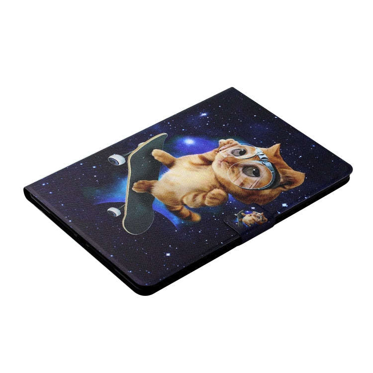 For Huawei Honor Pad 6 / X6 & Enjoy 2 & MatePad T10 / T10S Colored Drawing Horizontal Flip Leathe...
