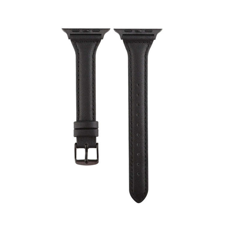 For Apple Watch Series 7 41mm / 6 & SE & 5 & 4 40mm / 3 & 2 & 1 38mm Crazy Horse Texture Genuine ...