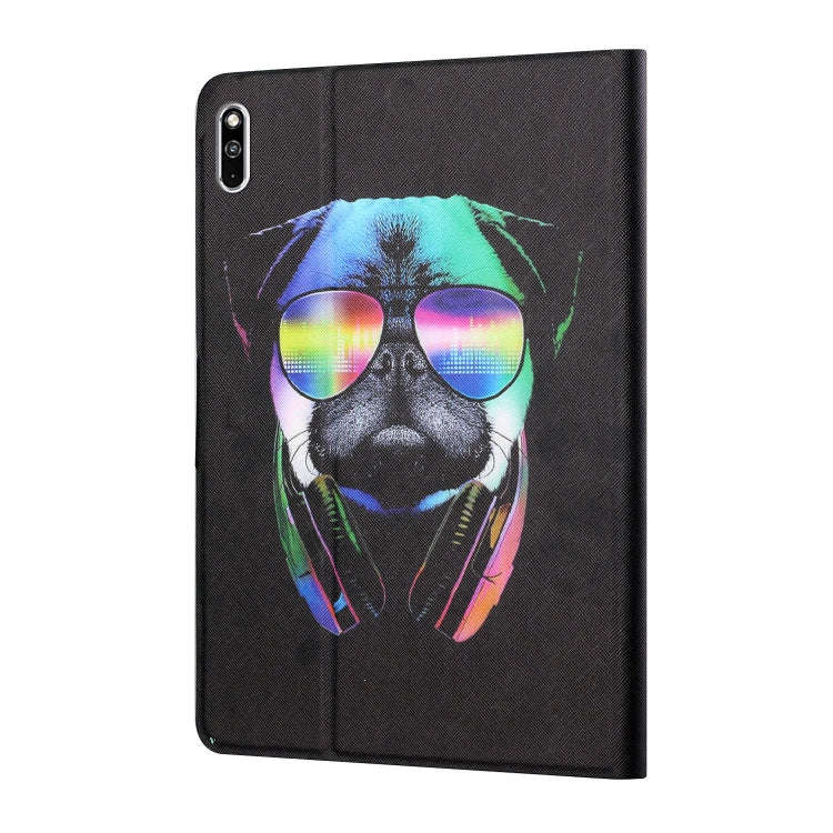 For Huawei MatePad 5G 10.4 BAH3-AN10 Colored Drawing Horizontal Flip Leather Case with Holder & C...