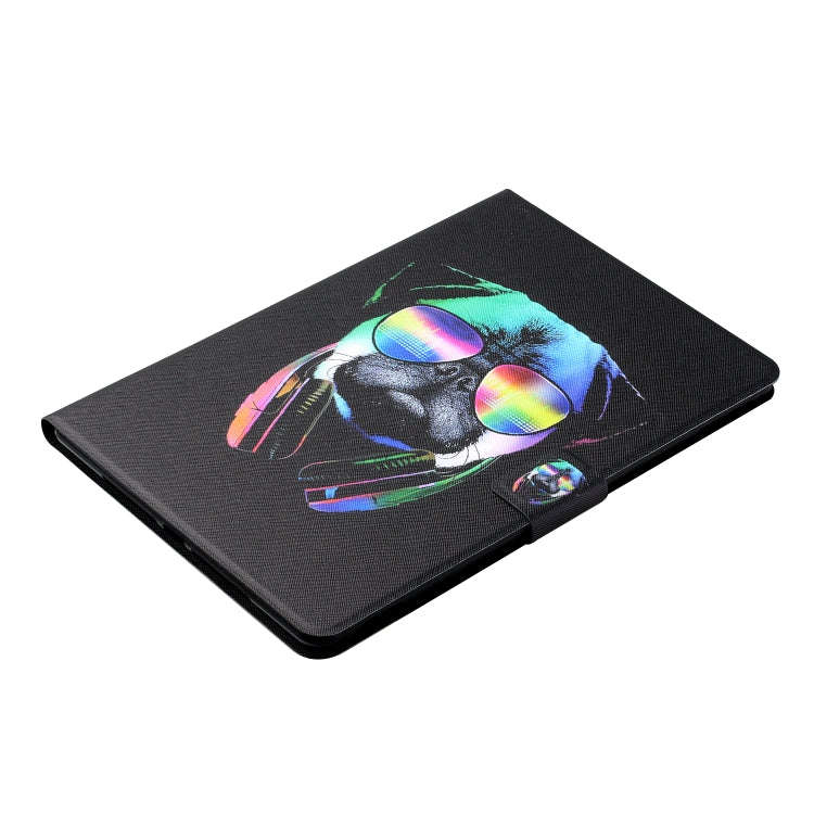 For Huawei MatePad 5G 10.4 BAH3-AN10 Colored Drawing Horizontal Flip Leather Case with Holder & C...