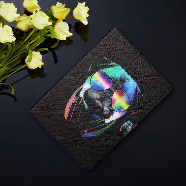 For Huawei MatePad 5G 10.4 BAH3-AN10 Colored Drawing Horizontal Flip Leather Case with Holder & C...