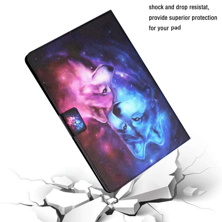 For Huawei MatePad 5G 10.4 BAH3-AN10 Colored Drawing Horizontal Flip Leather Case with Holder & C...