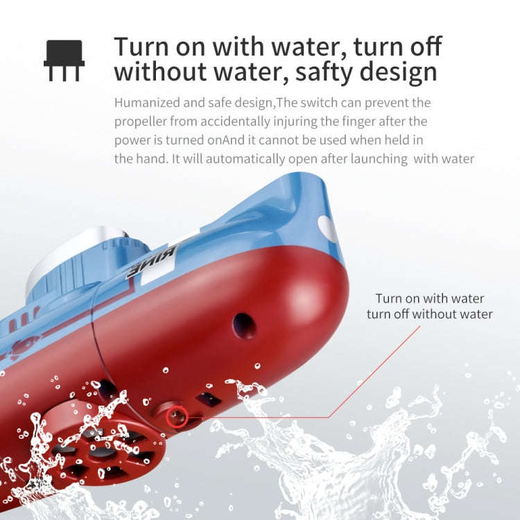 LSRC Mini USB Charging Remote Control Submarine Children Toy(White)