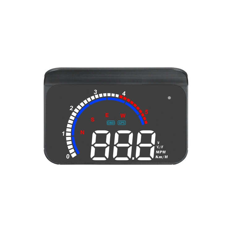 M13 Plus OBD2 + GPS Mode Car Head-up Display HUD Overspeed / Speed / Water Temperature Alarm / El...