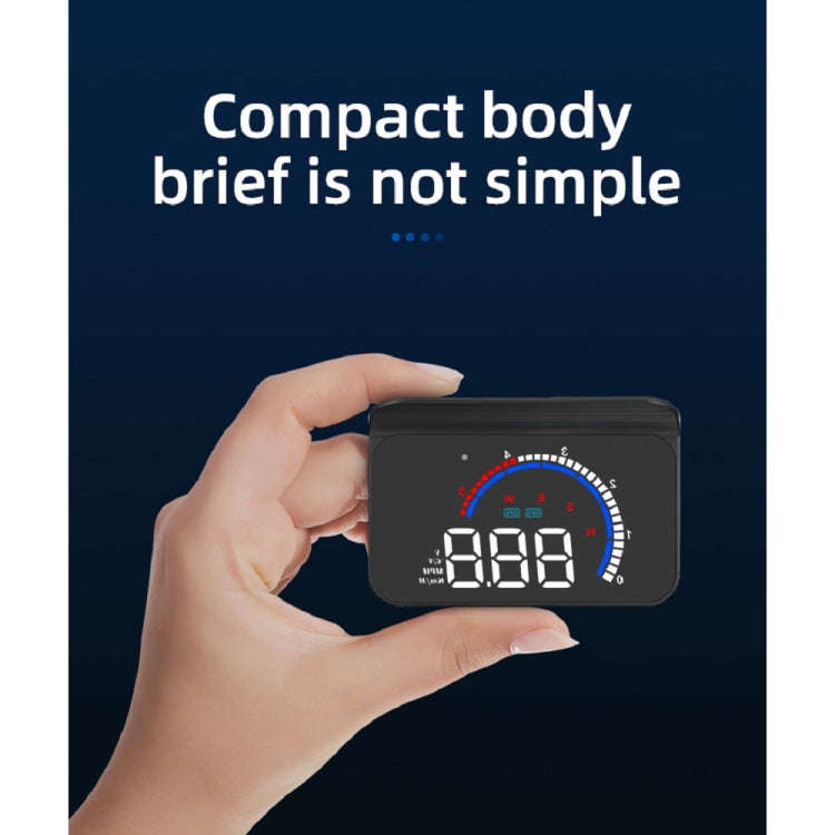 M13 Plus OBD2 + GPS Mode Car Head-up Display HUD Overspeed / Speed / Water Temperature Alarm / El...
