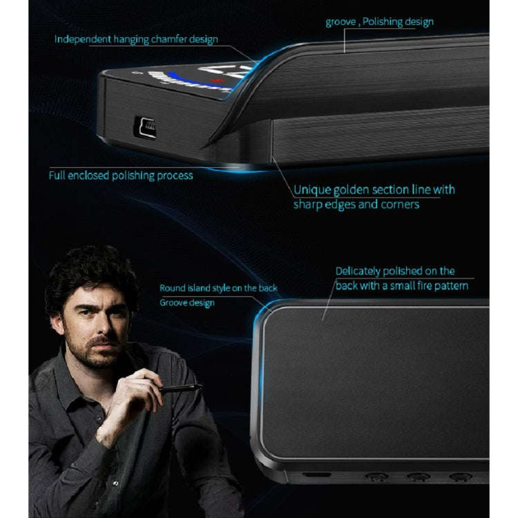 M13 Plus OBD2 + GPS Mode Car Head-up Display HUD Overspeed / Speed / Water Temperature Alarm / El...