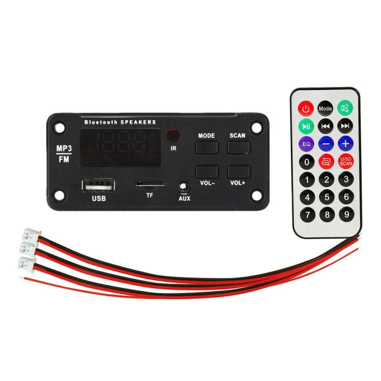 JX-916BT 12V 50W Color Screen Car MP3 Player,Support Bluetooth / FM / Call / Recording