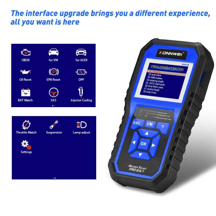 KONNWEI KW450 Car 2.8 inch TFT Color Screen Battery Tester Support 2 Languages / System  XP WIN7 ...