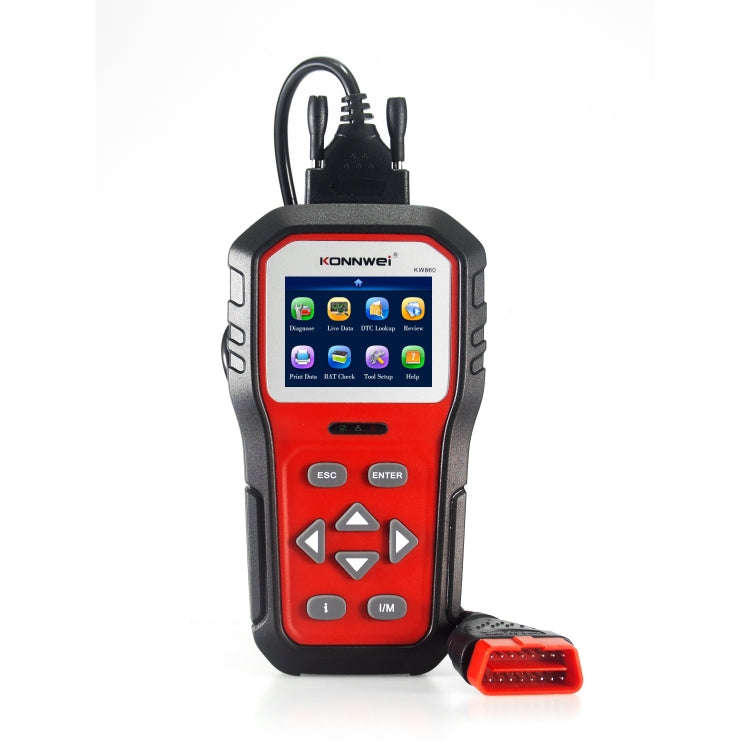 KONNWEI KW860 Car 2.8 inch TFT Color Screen Battery Tester Support 8 Languages / I Key Analysis F...