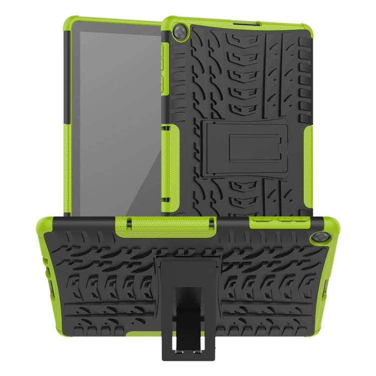For Huawei MatePad T10/T10S/Enjoy 2 Tire Texture Shockproof TPU+PC Protective Case with Holder(Gr...