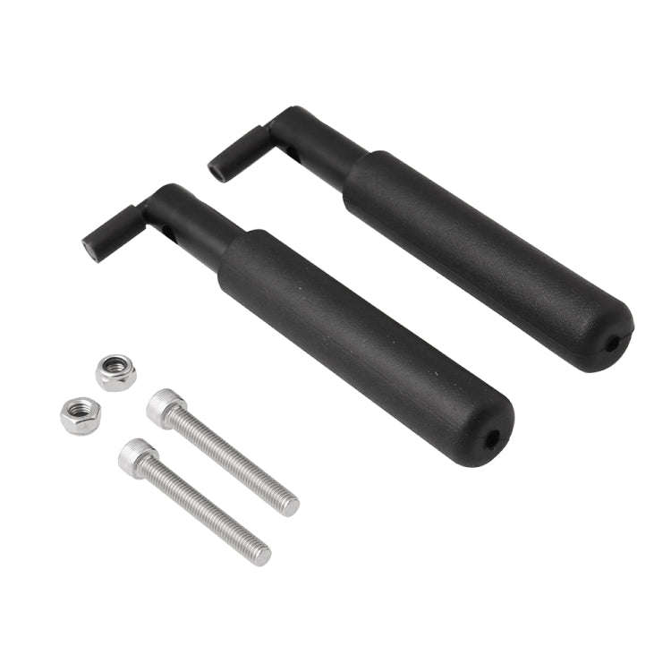 2PCS Car Foot Pegs Rests Pedal Foot Rest Kick Panel for Jeep Wrangler JK JKU JL 2007-2018