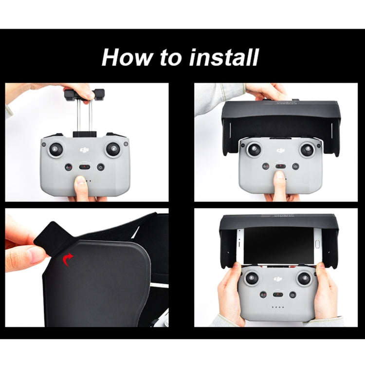 STARTRC 1108859 Dedicated Foldable Remote Control Magnetic Sunshade Anti-reflective Plate for DJI...