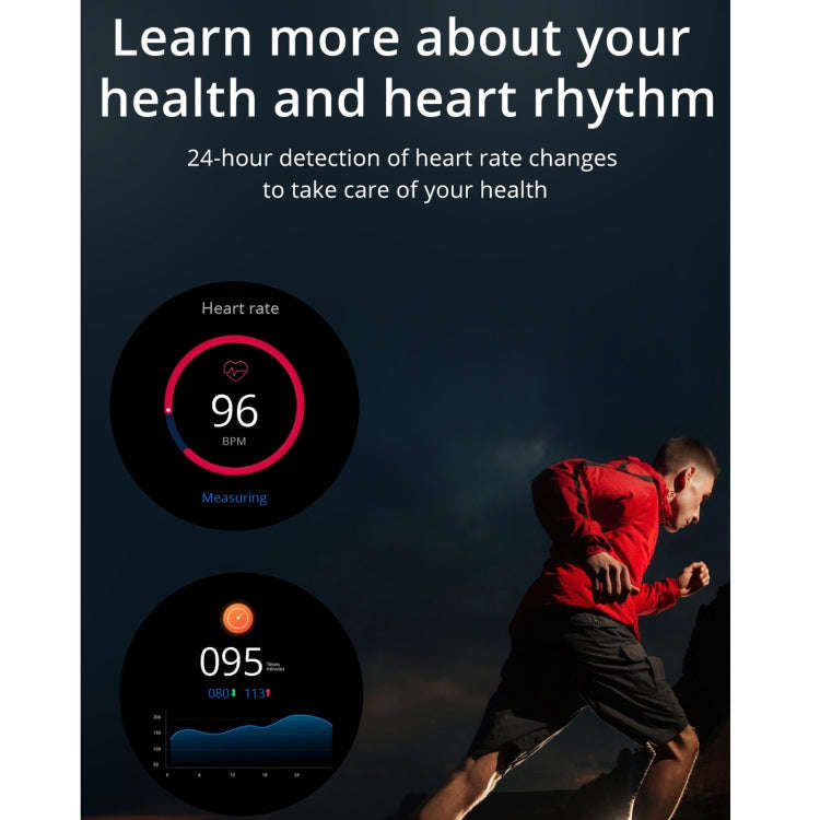 Lokmat ATTACK 1.28 inch TFT LCD Screen Smart Watch, Support Sleep Monitor / Heart Rate Monitor / ...
