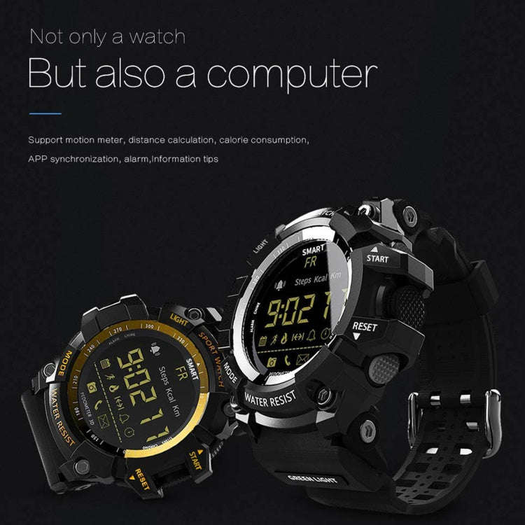 Lokmat MK16 LCD Screen 50m Waterproof Smart Watch, Support Information Reminder / Remote Camera /...