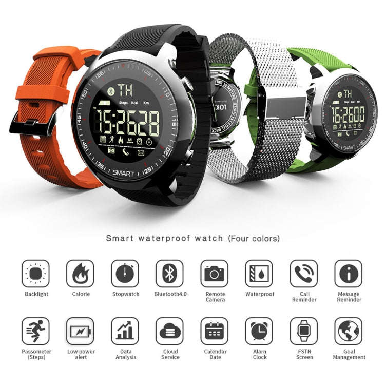 Lokmat MK18 1.1 inch Circle Screen IP68 Waterproof Smart Watch, Support Information Reminder / Re...